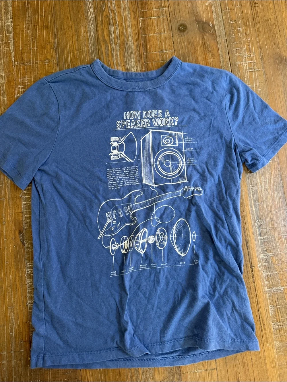 Boys blue graphic t-shirt